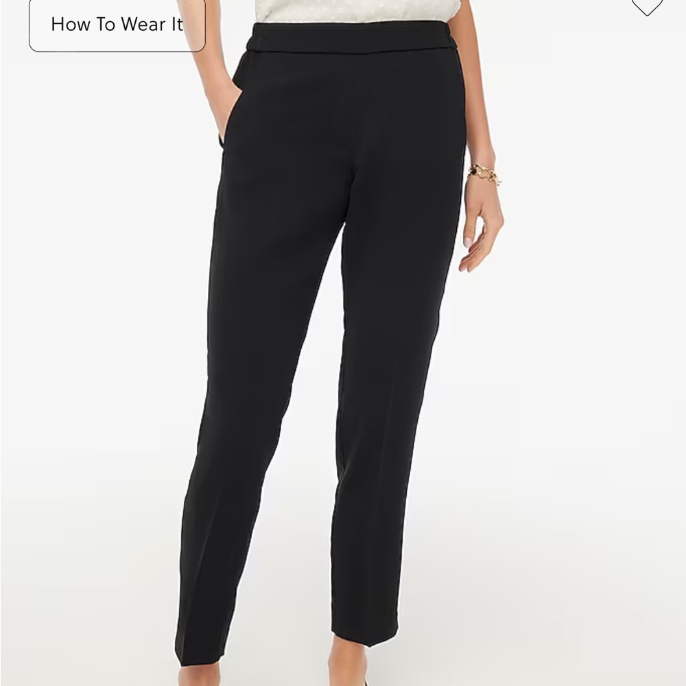 J. Crew Jamie Pants Skinny Black Pants
